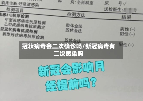 冠状病毒会二次确诊吗/新冠病毒有二次感染吗-第1张图片