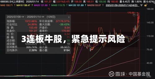 3连板牛股，紧急提示风险-第2张图片