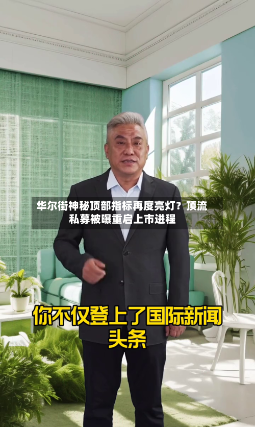 华尔街神秘顶部指标再度亮灯？顶流私募被曝重启上市进程-第2张图片