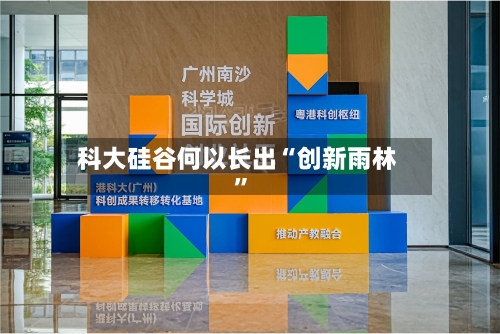 科大硅谷何以长出“创新雨林”-第2张图片