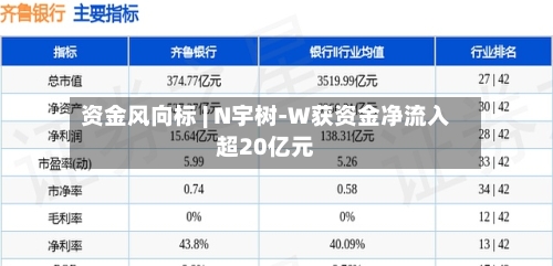 资金风向标 | N宇树-W获资金净流入超20亿元