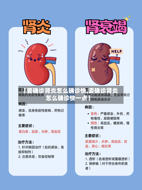 【要确诊肾炎怎么确诊快,要确诊肾炎怎么确诊快一点】-第2张图片