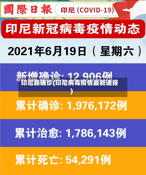 印尼籍确诊(印尼病毒疫情最新通报)-第3张图片
