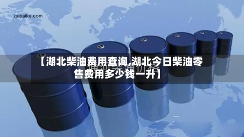 【湖北柴油费用查询,湖北今日柴油零售费用多少钱一升】