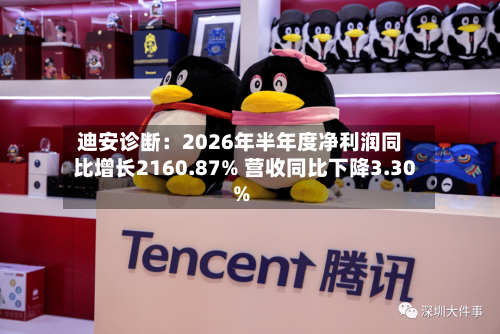 迪安诊断：2026年半年度净利润同比增长2160.87% 营收同比下降3.30%