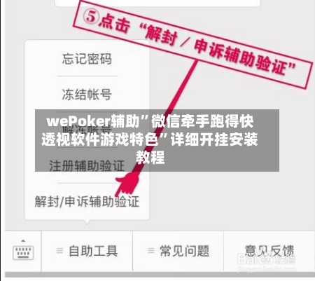 wePoker辅助”微信牵手跑得快透视软件游戏特色”详细开挂安装教程-第2张图片