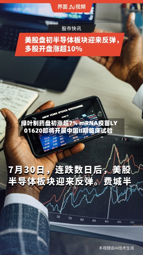 绿叶制药盘初涨超7% mRNA疫苗LY01620即将开展中国II期临床试验-第3张图片