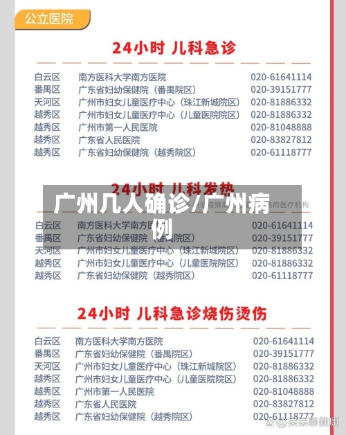 广州几人确诊/广州病例