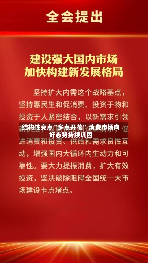 结构性亮点“多点开花” 消费市场向好态势持续巩固