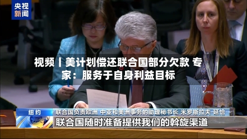 视频丨美计划偿还联合国部分欠款 专家：服务于自身利益目标