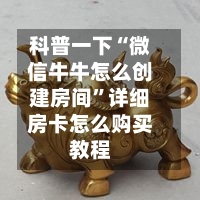 科普一下“微信牛牛怎么创建房间”详细房卡怎么购买教程