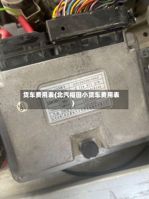 货车费用表(北汽福田小货车费用表)