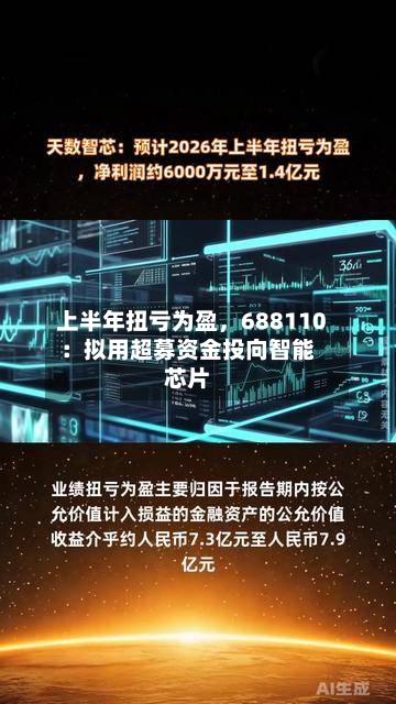 上半年扭亏为盈，688110：拟用超募资金投向智能芯片-第2张图片