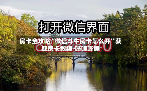 房卡全攻略“微信斗牛房卡怎么开”获取房卡教程-哔哩哔哩