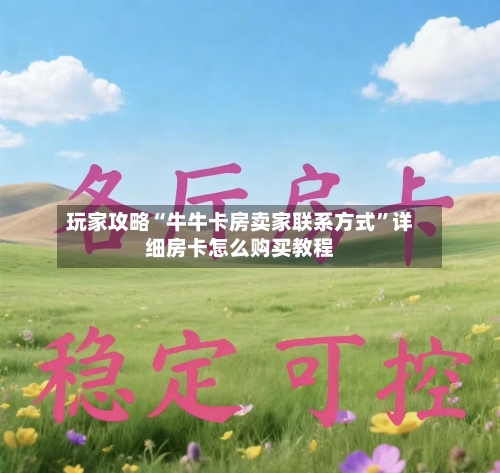 玩家攻略“牛牛卡房卖家联系方式”详细房卡怎么购买教程-第2张图片