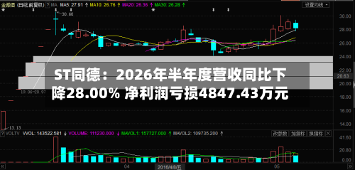 ST同德:2026年半年度营收同比下降28.00% 净利润亏损4847.43万元-第2张图片