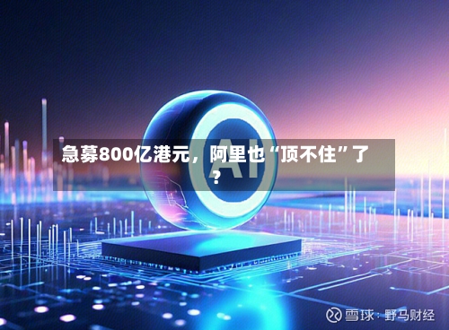 急募800亿港元，阿里也“顶不住”了？
