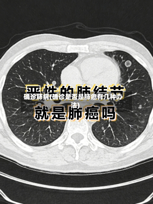 确诊肺病(确诊是否是肺癌有几种办法)