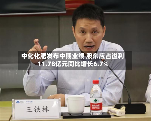 中化化肥发布中期业绩 股东应占溢利11.78亿元同比增长6.7%-第1张图片