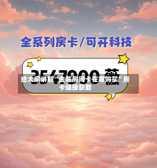 给大家讲解“金花房间卡在哪购买	”房卡链接获取-第2张图片