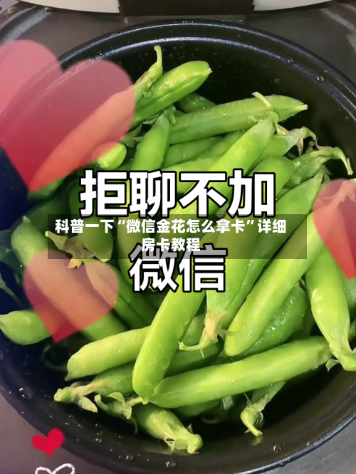 科普一下“微信金花怎么拿卡”详细房卡教程