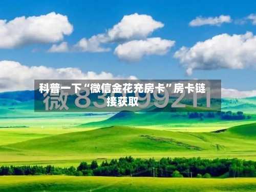 科普一下“微信金花充房卡	”房卡链接获取-第3张图片