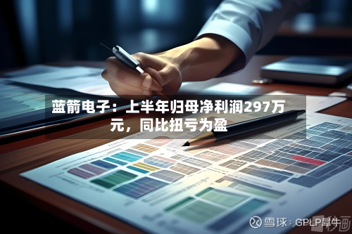 蓝箭电子：上半年归母净利润297万元，同比扭亏为盈-第3张图片