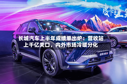 长城汽车上半年成绩单出炉：营收站上千亿关口，内外市场冷暖分化-第2张图片