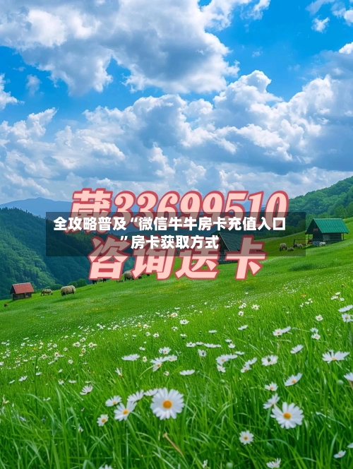 全攻略普及“微信牛牛房卡充值入口”房卡获取方式-第2张图片