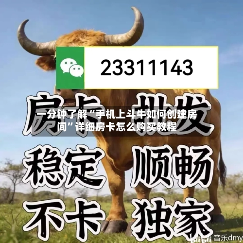 一分钟了解“手机上斗牛如何创建房间	”详细房卡怎么购买教程-第2张图片