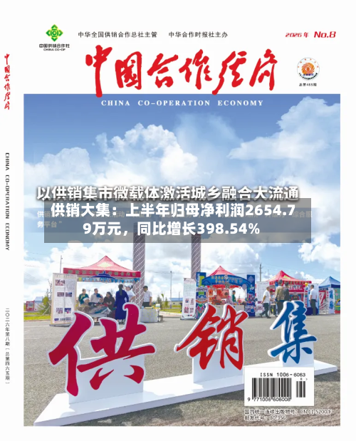 供销大集：上半年归母净利润2654.79万元，同比增长398.54%-第2张图片