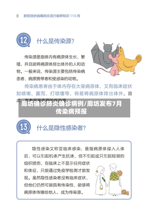 廊坊确诊肺炎确诊病例/廊坊发布7月传染病预报
