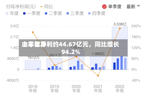 中芯世界上半年净利约44.67亿元，同比增长94.2%