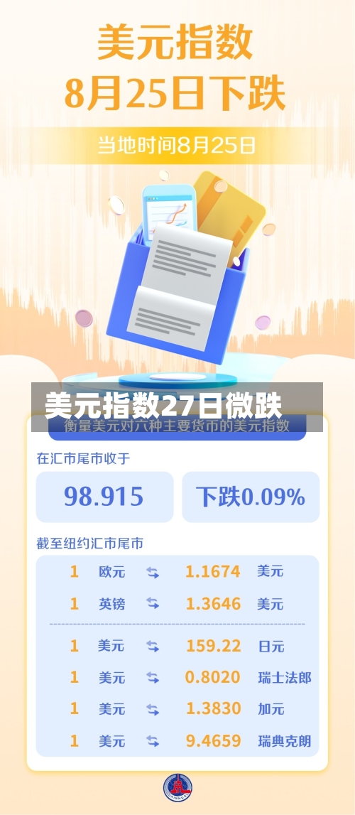 美元指数27日微跌-第2张图片