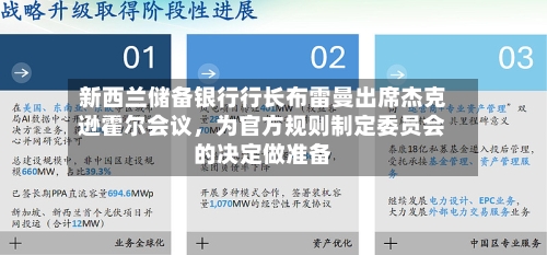 新西兰储备银行行长布雷曼出席杰克逊霍尔会议，为官方规则制定委员会的决定做准备