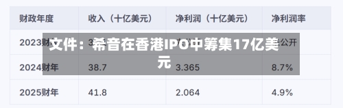 文件：希音在香港IPO中筹集17亿美元