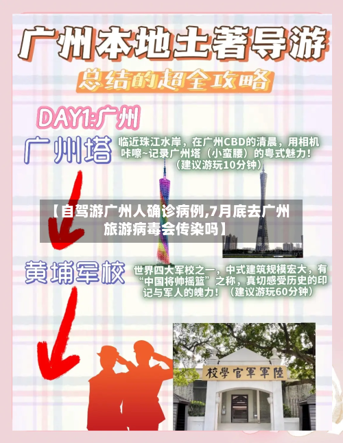 【自驾游广州人确诊病例,7月底去广州旅游病毒会传染吗】