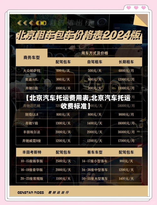 【北京汽车托运费用表,北京汽车托运收费标准】