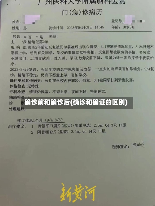 确诊前和确诊后(确诊和确证的区别)-第3张图片