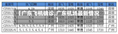 【广东飞机确诊,广东机场最新情况】-第2张图片