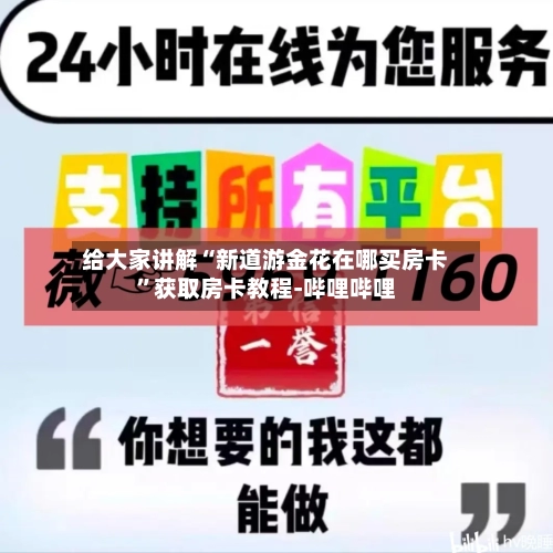 给大家讲解“新道游金花在哪买房卡”获取房卡教程-哔哩哔哩-第2张图片