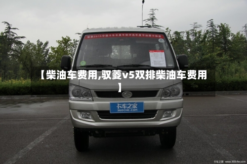 【柴油车费用,驭菱v5双排柴油车费用】-第2张图片