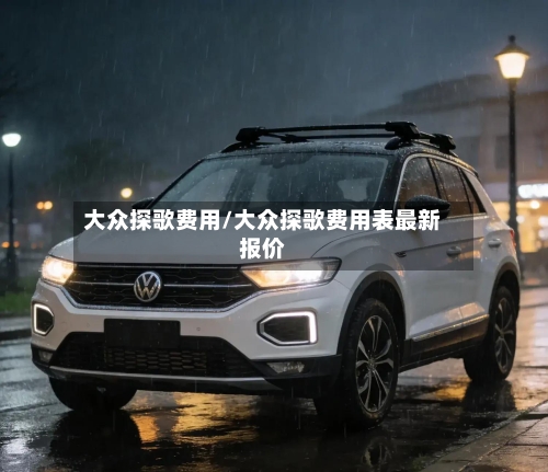 大众探歌费用/大众探歌费用表最新报价-第3张图片