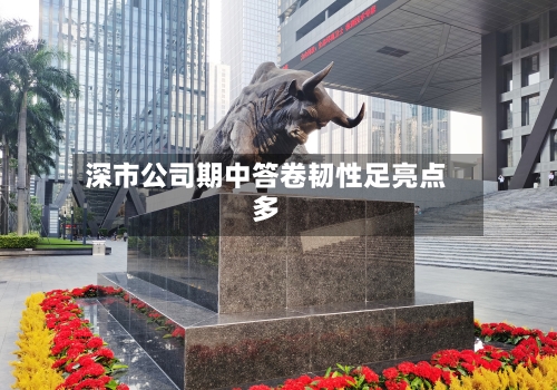 深市公司期中答卷韧性足亮点多-第2张图片