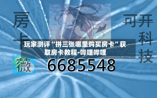 玩家测评“拼三张哪里购买房卡	”获取房卡教程-哔哩哔哩-第3张图片