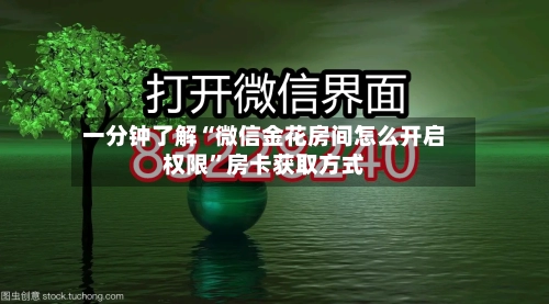 一分钟了解“微信金花房间怎么开启权限”房卡获取方式-第2张图片