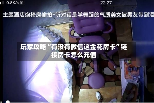 玩家攻略“有没有微信这金花房卡”链接房卡怎么充值-第2张图片