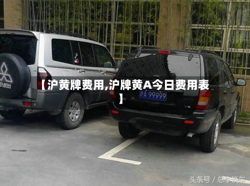 【沪黄牌费用,沪牌黄A今日费用表】