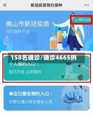 158名确诊/确诊4665例