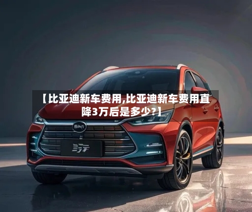 【比亚迪新车费用,比亚迪新车费用直降3万后是多少?】-第2张图片